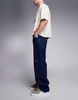 Dickies Double Knee loose fit pants in stone wash indigo blue