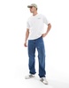 Jack & Jones script logo t-shirt in white