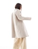 ONLY longline coat in cream