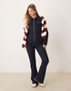ASOS DESIGN denim long sleeve jumpsuit in indigo