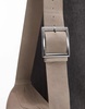 Topshop Charlie leather cross body bag in camel