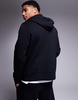 BOSS Green Saggy full zip hoodie regular fit in black - part of a set