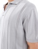 Bershka knit polo shirt in blue