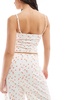 ASOS DESIGN mix & match cherry print  frill edge cami tank top pajama