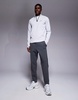 BOSS Green Hadiko Tape cuffed sweatpants regular fit in dark gray
