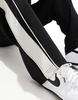 Bershka baggy leg tailored pants in black