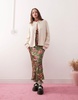 Reclaimed vintage Boxy Cardigan in cream