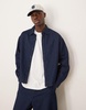 ASOS DESIGN 90s oversized boxy denim shacket in indigo wash - part of a set