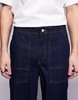 ASOS DESIGN super baggy fatigue jeans in indigo