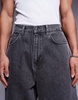 ASOS DESIGN oversized baggy fit jeans in washed gray