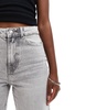 Bershka comfort fit mom jeans in gray