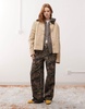 COLLUSION x002 baggy jeans in tree camo print
