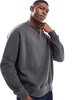 Bershka sweatshirt in charcoal