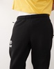 Aape By A Bathing Ape side logo cuffed sweatpants in black