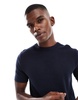 Brave Soul oversized T-shirt in navy