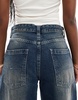 Bershka skater jeans in dark wash