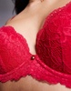 Ann Summers Sexy Lace padded plunge bra in red
