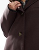 ASOS DESIGN high break oversized blazer in chocolate