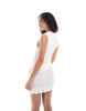 Miss Selfridge crochet sleeveless mini dress in cream