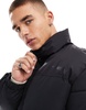 Bershka puffer jacket in black