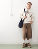 Aape By A Bathing Ape logo hoodie with backprint in beige