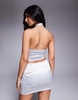 ASOS DESIGN stretch satin plunge halter top - part of a set
