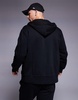 Polo Ralph Lauren Sports Capsule logo zip up hoodie in black