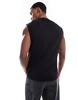 Bershka worker tank top in black
