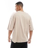 ADPT oversized t-shirt in beige