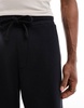 Bershka balloon fit sweatpants in black