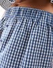 Stradivarius STR gingham print boxer short in blue - part of a set