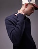 ARKET wool blend oversized sweater in blue