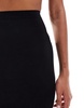 ASOS DESIGN Contouring medium control skirt in black
