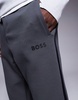 BOSS Green Hadiko Tape cuffed sweatpants regular fit in dark gray