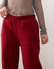 Reclaimed Vintage oversized sweatpants in burgundy