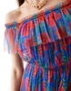 Anaya bardot ruffle maxi dress in tropical floral