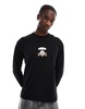 Aape By A Bathing Ape long sleeve universe t-shirt in black