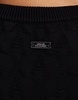 Armani Exchange fine knit dress in black
