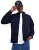 Another Influence cargo overshirt in navy