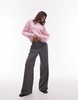 ARKET rich wool knit sweater with mohair in pink
