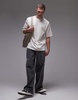 ARKET heavyweight jersey oversized T-shirt in off white