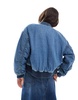Levi's denim bomber jacket in mid wash blue