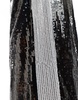 ASOS DESIGN sequin pants with contrast side panels in gray