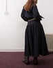 COLLUSION denim drop waist midi skirt in rinse wash - part of a set