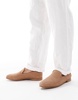 ASOS DESIGN loafers in natural weave