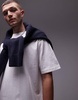 ARKET heavyweight jersey oversized T-shirt in white