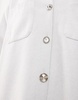 Amy Lynn button up oversized shirt in silver - part of a set