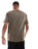 Another Influence acid wash oversized t-shirt in brown