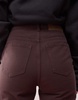 Reclaimed Vintage high rise straight leg jeans in brown