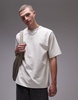 ARKET heavyweight jersey oversized T-shirt in off white